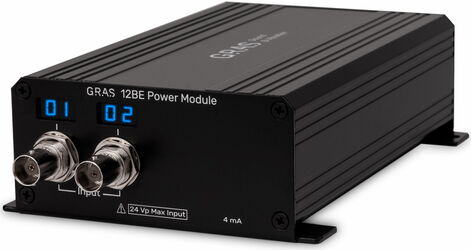 12BE – 2-Kanal Mikrofon-Versorgungsmodul, CCP/IEPE, mit TEDS