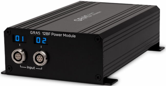 12BF – 2-Kanal Mikrofon-Versorgungsmodul, LEMO, mit TEDS