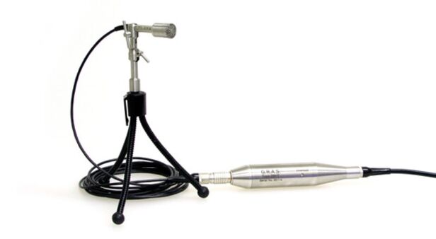 40HT – 1/2" LowNoise-Mikrofonset (LEMO), kleiner Vorverstärker